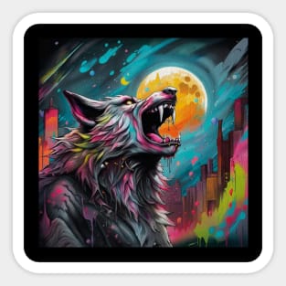 Were-ter Colour Lycan Sticker